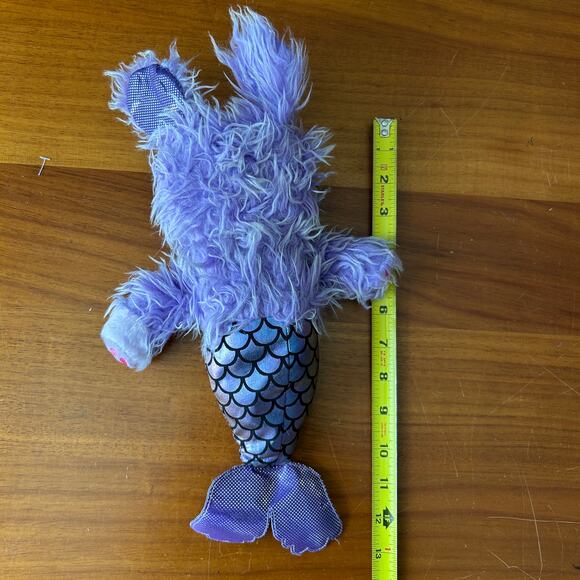 Little Live Scruff a Luvs Purple Shimmer Mermaid Puppy Dog Plush 12” Toy Moose - Picture 5 of 8